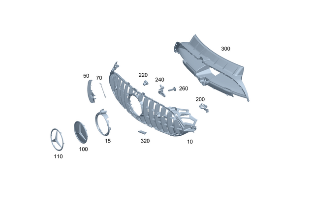 192885180164 - : Towing Eye Cover for Mercedes-Benz Image