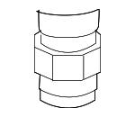 64509177577 - HVAC: Valve for BMW: 323Ci, 323i, 325Ci, 325i, 325xi, 328Ci, 328i, 330Ci, 330i, 330xi, 525i, 525xi, 528i, 528i xDrive, 528xi, 530i, 530xi, 535i, 535i xDrive, 535xi, 540i, 545i, 550i, 645Ci, 650i, 745i, 745Li, 750i, 750Li, 760i, 760Li, Alpina B7, M3, M5, M6, X5, X6, Z8 Image