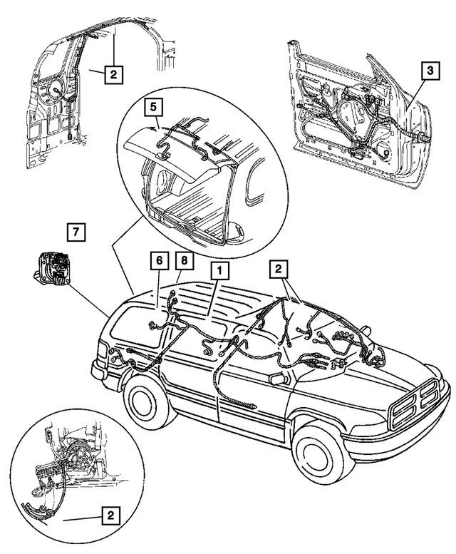 56049557AB - Electrical: Chassis Wiring for Mopar Image image