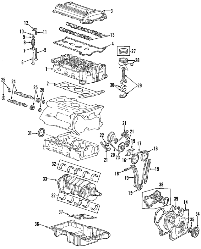 12624550 - : Bare Engine Cylinder Head for GM Image