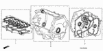 6110RNB000 - Engine: GASKET KIT, CYLINDER HEAD for Honda Image