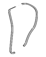 96692849 - Body: Surround Weather-strip for Chevrolet: Aveo5 | Pontiac: G3 Image