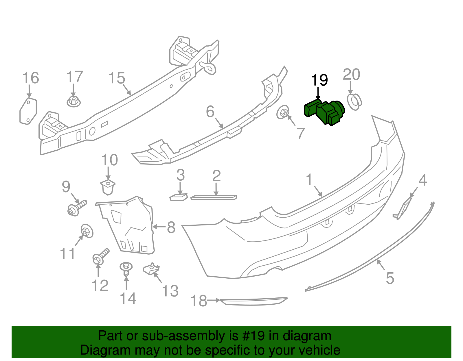 Park Sensor - BMW (66209261598)