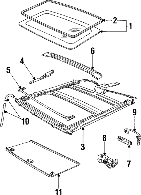 Sunroof for 2000 Lincoln Navigator #0