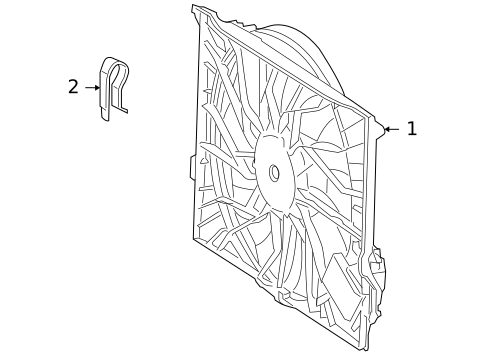 Fan for 2007 Mercedes-Benz S600 #0