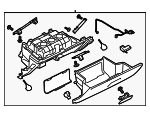 LR073430 - : Glove Box Assembly for Land-Rover Image