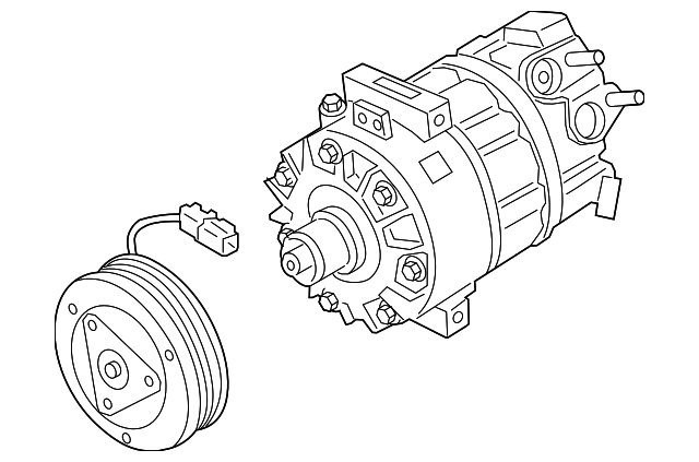 jx6z19703s - Ford A/C Compressor | Levittown Ford Parts