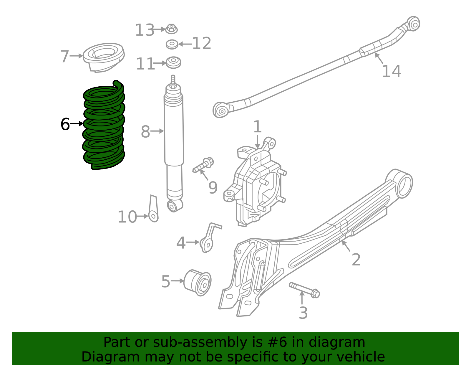 2013-2018 Ram Coil Spring 68172101AB | Mopar Parts Canada