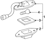 5955194 - Electrical: Lens Gasket for Chevrolet: Blazer, C/K Pickup, K5 Blazer, R10, R20, R2500, R30, R3500, S10 Blazer, Suburban C10, Suburban C20, Suburban K10, Suburban K20, Suburban R10, Suburban R1500, Suburban R20, Suburban R2500, Suburban V10, Suburban V1500, Suburban V20, Suburban V2500, V10, V20, V30, V3500 | GMC: C1500 Pickup, C2500 Pickup, C3500 Pickup, Jimmy, Jimmy S15, K1500 Pickup, K2500 Pickup, K3500 Pickup, R1500 Pickup, R2500 Pickup, R3500 Pickup, Suburban C1500, Suburban C2500, Suburban K1500, Suburban K2500, Suburban R1500, Suburban R2500, Typhoon, V1500, V1500 Suburban, V2500, V2500 Suburban, V3500 | Oldsmobile: Bravada Image