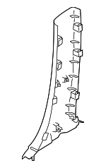 D65168230A - Body: Center Pillar Trim for Mazda: 2 Image