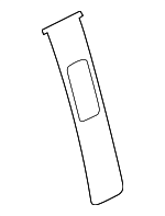 C2355796975 - Body: Upper Center Pillar Trim Cover for Mazda: 2, 5 Image