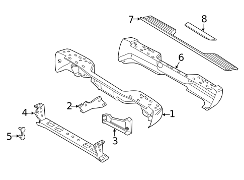 Bumper for 2005 GMC Sierra 2500 HD #0