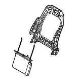 88320JI030 - Body: Seat Back Frame for Hyundai Image