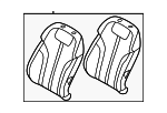 88300JI070EV8 - Body: Seat Back for Hyundai Image