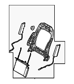 88310JI030 - Body: Seat Back Assembly for Hyundai Image
