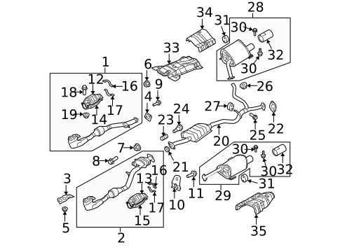Exhaust Manifold for 2013 Subaru Tribeca #0