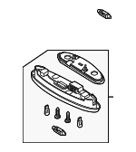 63316961987 - Body: Reading Lmp Assembly for Mini: Cooper Image