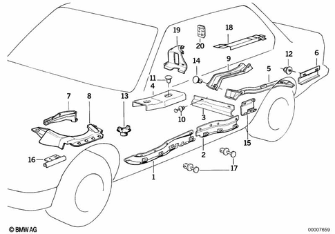 Single Components Wiring Harness Repair for 1992 BMW 740i #2