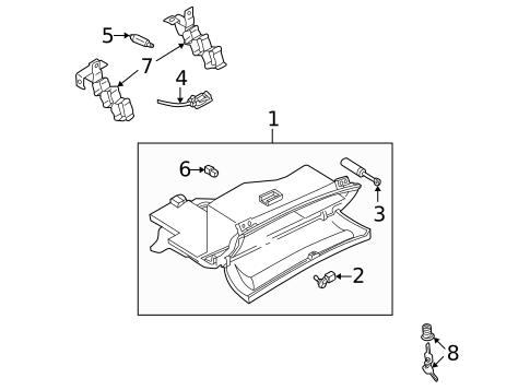 Glove Box for 2000 Audi A6 Quattro #0
