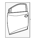 801005AA0A - Body: Door Shell for Nissan: Murano Image