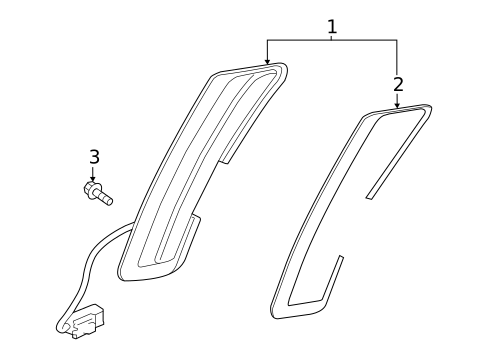 Side Marker Lamps for 2020 Lexus RC F #0