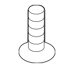 1249304167B - Body: Rocker Molding Screw for Hyundai: Accent, Azera, Entourage, Genesis, Genesis Coupe, Santa Fe, Santa Fe Sport, Sonata, Tucson Image