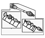 5Q0407271AP - Suspension: Axle Assembly for Audi Image