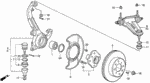44300SG0008 - Chassis: BEARING ASSY., FR. HUB (KOYO SEIKO) for Acura Image