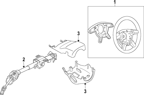 Steering Column for 2006 Pontiac GTO #0