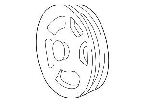 STP362 - Steering: Motorcraft™ Power Steering Pump Pulley for Ford Image