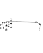 V2060011AB - Rear Suspension: Stabilizer Bar Link Assembly for Mopar Image