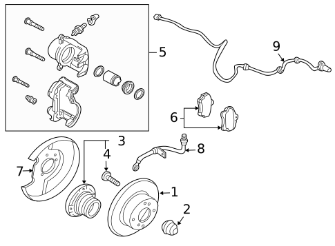 Brake Components for 2007 Nissan Maxima #0