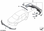18302287155 - Retrofitting / Conversion / Accessories: Tailpipe Tip, Chrome for BMW Image