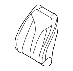 KJ7Z7864416CA - : Seat Back Cover for Lincoln: MKC Image