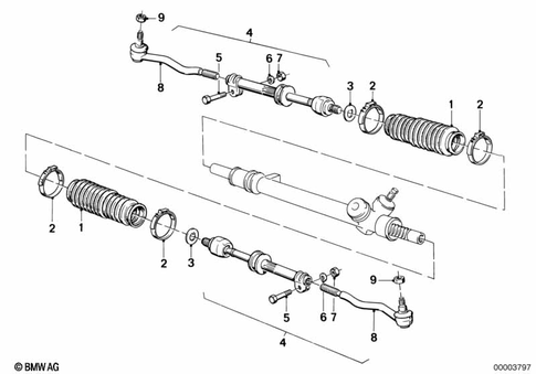 Steering System Connectors for 1990 BMW M3 #0