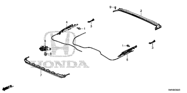Roof Slide Components for 2021 Honda Odyssey #0