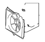 1671121030 - Cooling System: Fan Shroud for Scion: xA, xB | Toyota: Echo Image