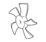 1636121050 - Cooling System: Fan Blade for Scion: xA, xB | Toyota: Echo, RAV4 Image