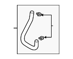 25415S2500 - Cooling System: Lower Hose for Hyundai Image