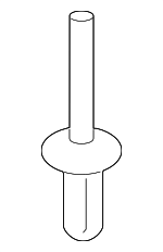 7147293278 - Body: Bumper Cover Rivet for BMW Image