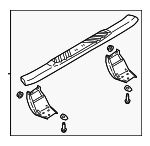 HC3Z16451MC - Body: Running Board for Ford: F-250 Super Duty, F-350 Super Duty, F-450 Super Duty Image