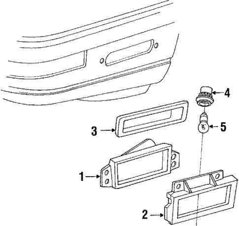 Corner Lamps for 1989 Ford Thunderbird #0