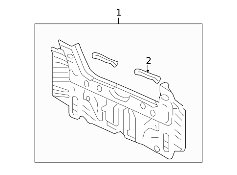 Rear Body for 2012 Honda Insight #0
