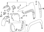 85740331 - : Fender for GMC: Sierra EV Image