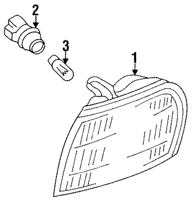 B617510Y00 - : Cornering Lamp for INFINITI: J30 Image