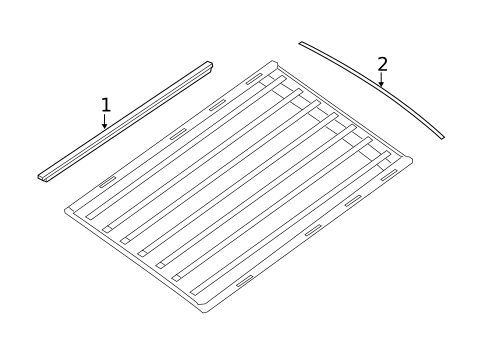 Exterior Trim - Roof for 2018 Nissan NV3500 #0