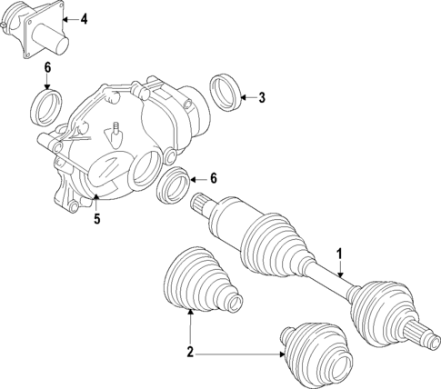 Propeller Shaft for 2018 BMW 330i GT xDrive #0