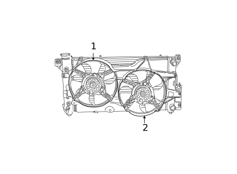 Cooling Fan for 2002 Chrysler Voyager #0
