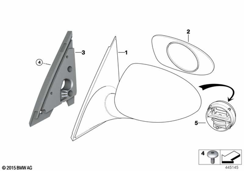 Outside Mirror for 2002 BMW M5 #0