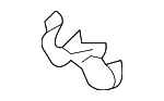 7L0819605A - HVAC: A/C Refrigerant Line Bracket for Audi Image